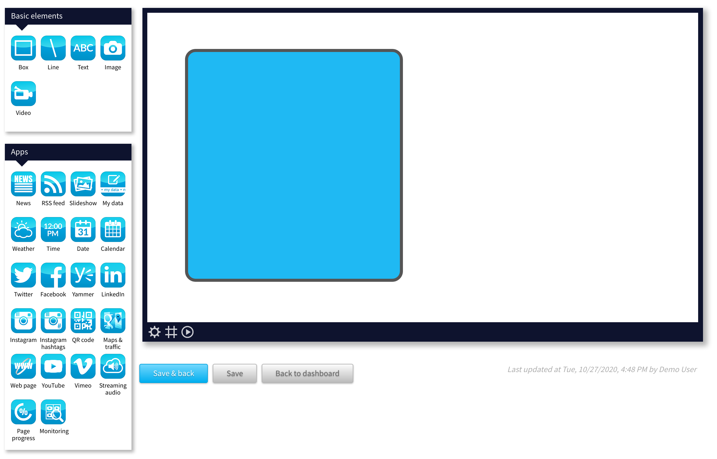 Basic box element